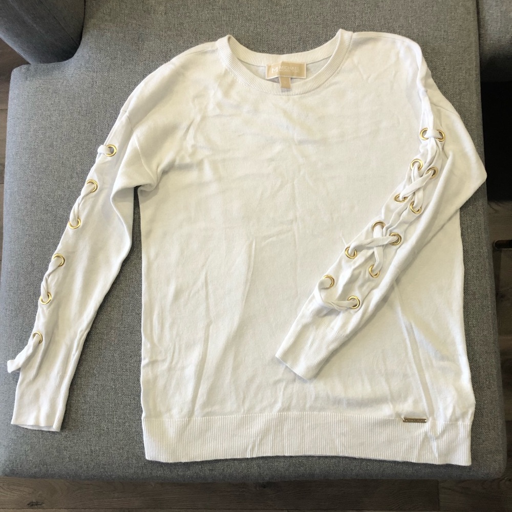 Michael Kors lace up sweater
